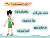 湘少版（三起）（2024）英語三年級下冊 Unit 7 Wash your hands 第3課時 Parts G, H & J(課件+素材)