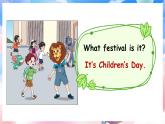 湘少版（三起）（2024）英語三年級(jí)下冊(cè) Unit 8 Children's Day 第3課時(shí) Parts G, H & J(課件+素材)