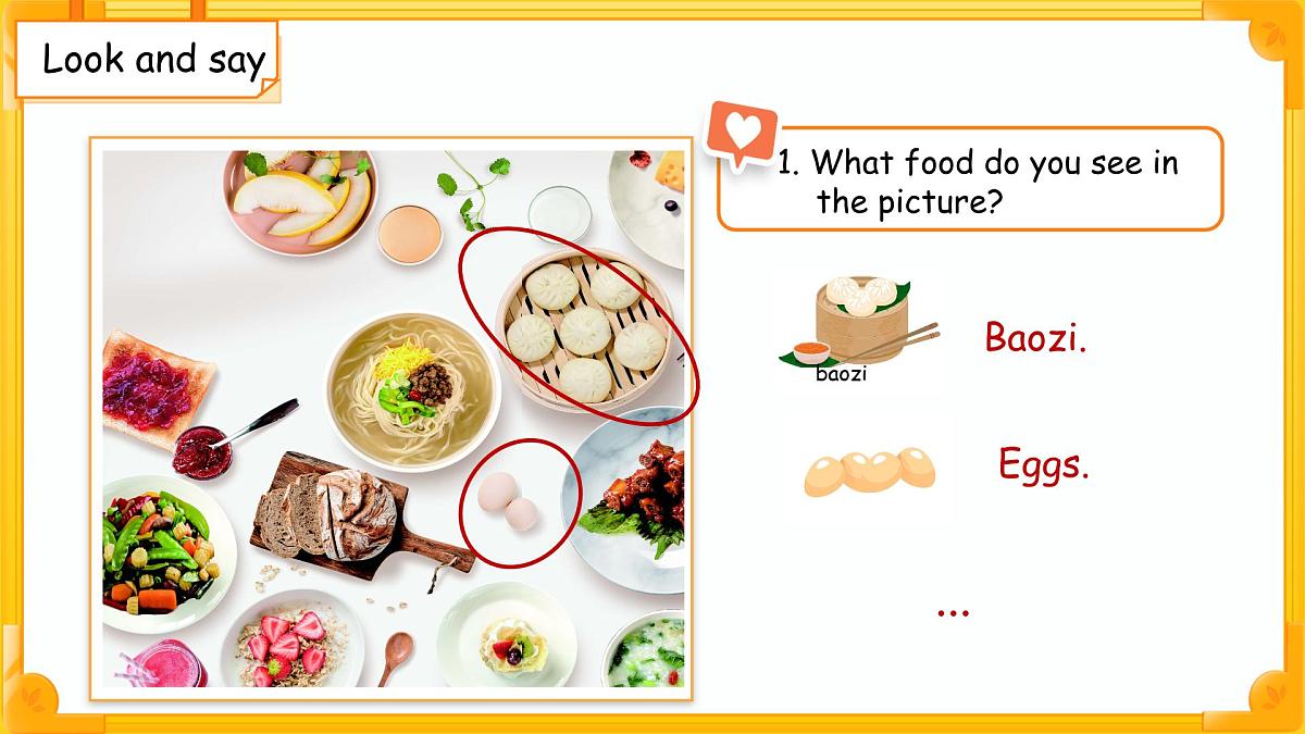 Unit 4 Healthy food Part A Let's talk 课件 小学英语人教PEP（2024）三年级下册第4页