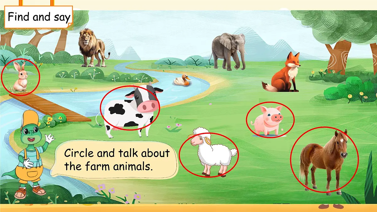 Unit 4 On the farm单元复习 课件 小学英语冀教版（2024）三年级下册第4页