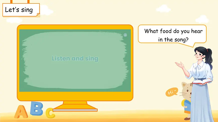 Unit 4 Healthy food Part B Let's talk 课件 小学英语人教PEP（2024）三年级下册第3页