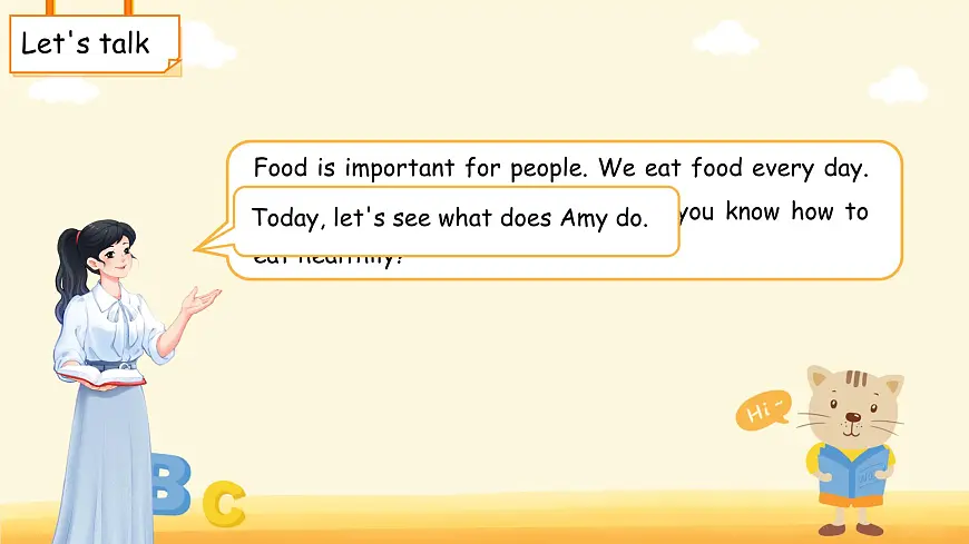 Unit 4 Healthy food Part B Let's talk 课件 小学英语人教PEP（2024）三年级下册第5页