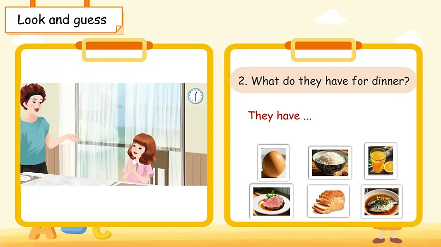 Unit 4 Healthy food Part B Let's talk 课件 小学英语人教PEP（2024）三年级下册第7页