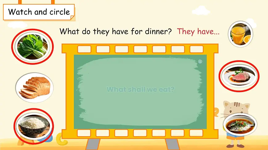 Unit 4 Healthy food Part B Let's talk 课件 小学英语人教PEP（2024）三年级下册第8页