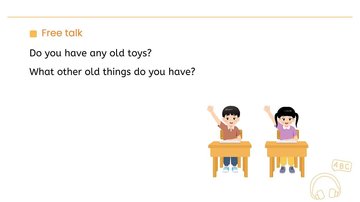 20254版三年级下册英语Unit 5Old toys  Unit 5 Lesson 1 A Let's talk同步课件第3页