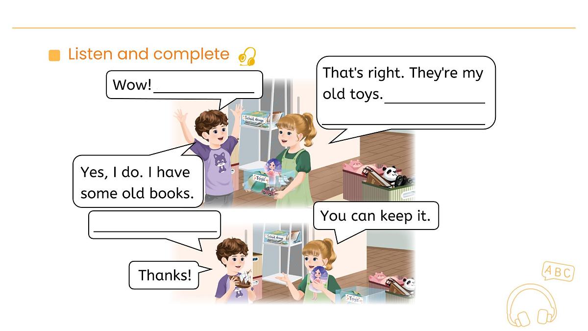 20254版三年级下册英语Unit 5Old toys  Unit 5 Lesson 1 A Let's talk同步课件第6页