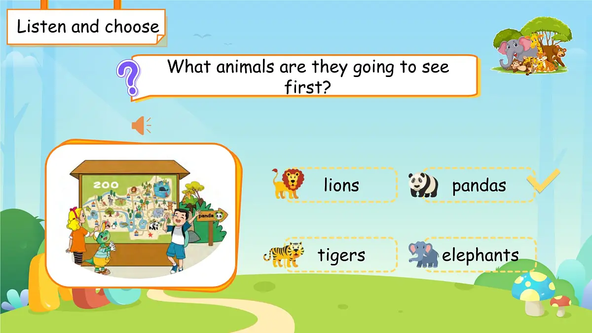Unit 5 Lesson 1 The zoo is fun课件 英语冀教版（2024）三年级下册第7页