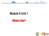 Module 6 Unit 1 What’s this外研版（一起）課件