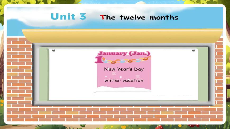 【精优公开课】Unit 3 My school calendar PB Read and write 课件第4页