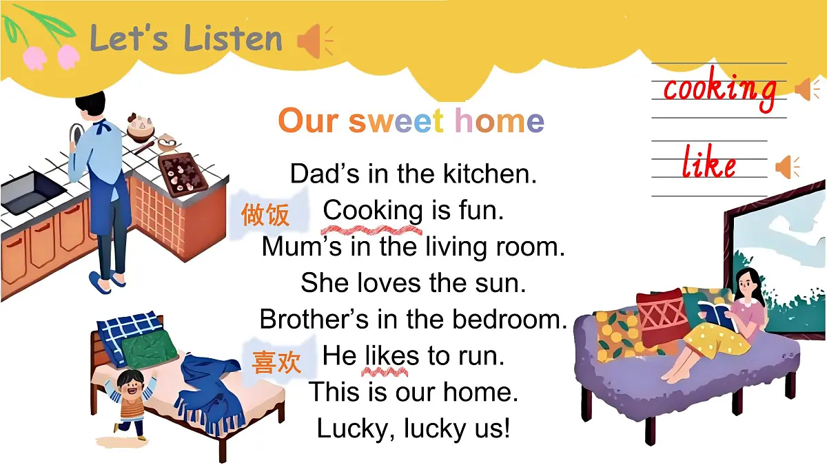 Unit6 My Sweet Home- part 3第3页