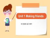 新人教版小學(xué)英語三年級上冊Unit 1 Making friends 復(fù)習(xí)課件