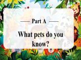 人教版三年級上冊 Unit 3 課時 1 Part A Let’s talk & Do a survey 精品課件（包含音頻，視頻）