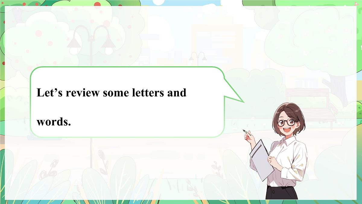 Unit 4 课时 3  Part A  Letters and sounds第4页