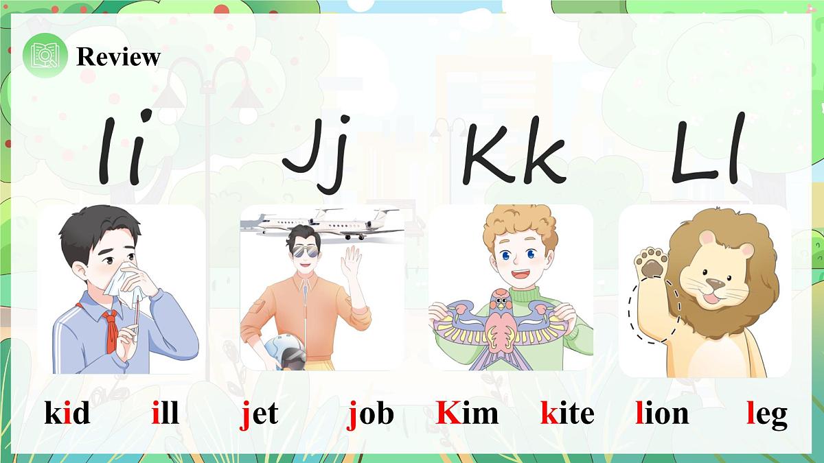 Unit 4 课时 3  Part A  Letters and sounds第8页