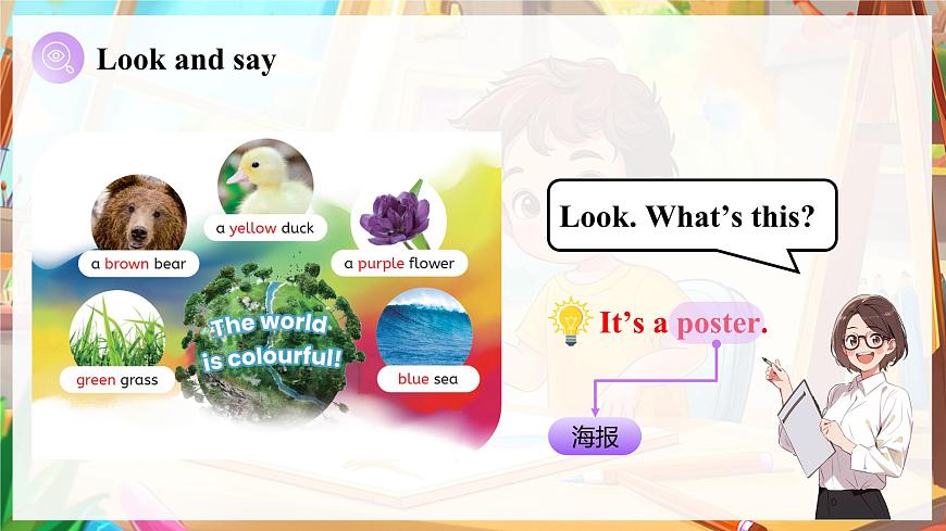 Unit 5 课时 2 Part A Let's learn~Listen and chant第5页