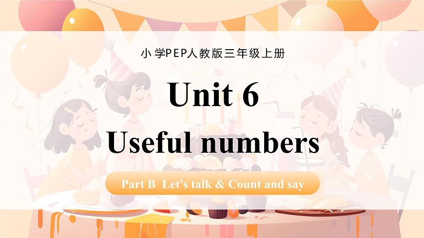 Unit 6  课时 4 Part B Let's talk & Count and say第1页