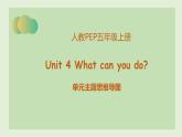 新人教PEP小學(xué)英語五上 Unit4 單元主題創(chuàng)意思維導(dǎo)圖 課件