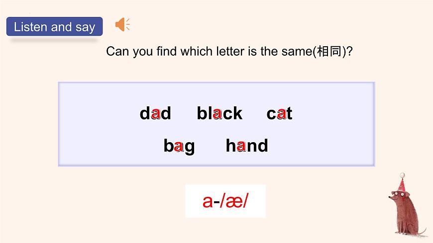 新人教PEP小学英语三下 Unit 1 Part A Let’s spell第3课时教学课件第6页