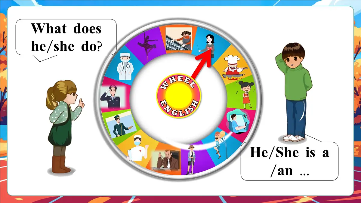 【精优公开课】Unit 5 What does he do PB Let's learn 课件第6页