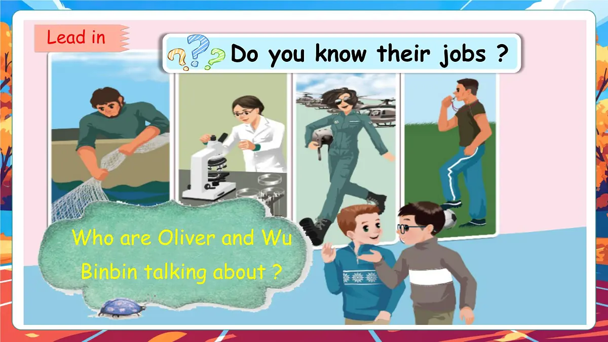 【精优公开课】Unit 5 What does he do PB Let's learn 课件第7页