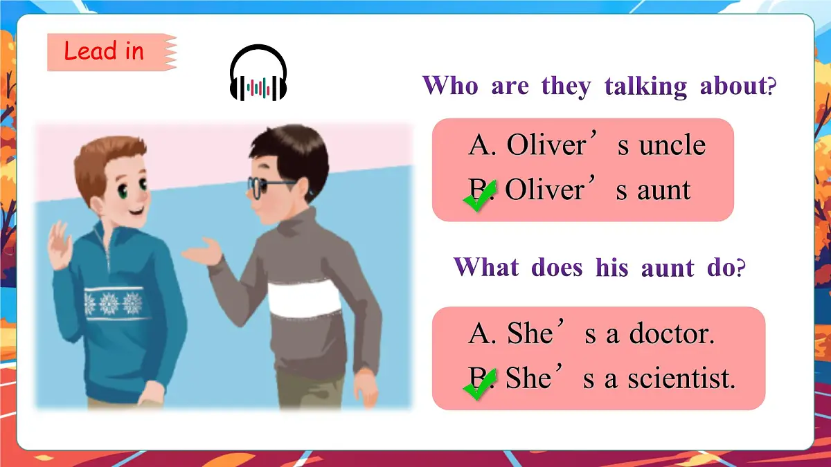 【精优公开课】Unit 5 What does he do PB Let's learn 课件第8页