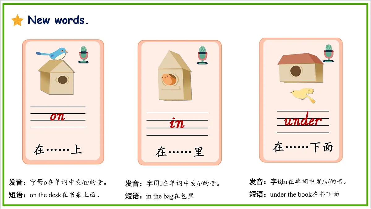 新人教PEP小学英语三下 Unit4 Part A Let’s learn第2课时教学课件第7页