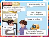 【核心素養(yǎng)】人教版英語六年級上冊Unit 1 How can I get there PB let's learn課件+單元整體教案