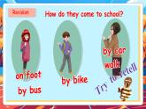 【核心素養(yǎng)】人教版英語六年級上冊Unit 2 Ways to go to school PA let's learn課件+單元整體教案