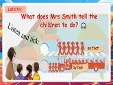 【核心素養(yǎng)】人教版英語六年級上冊Unit 2 Ways to go to school PB let's talk課件+單元整體教案