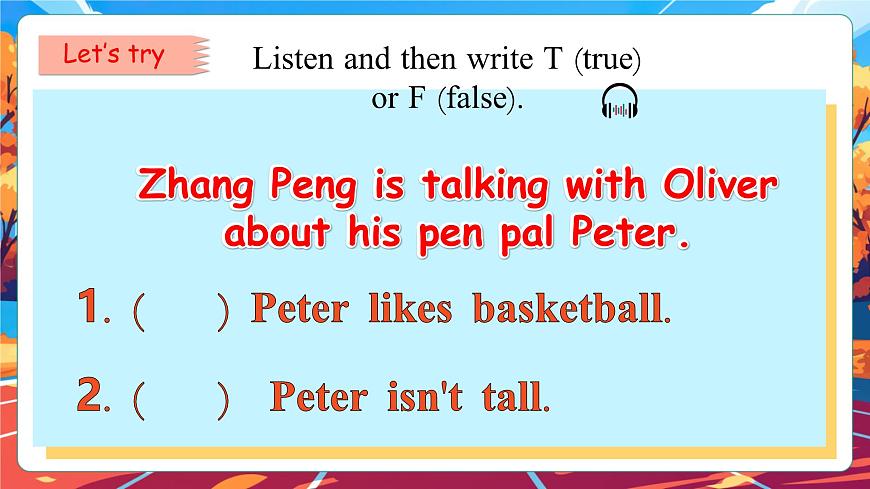 【公开课】Unit 4 I have a pen pal PA Let's talk 课件第7页