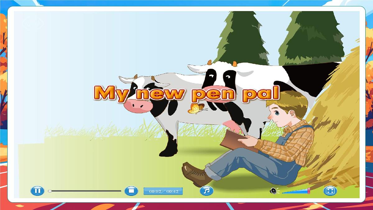 【公开课】Unit 4 I have a pen pal PB Let's learn 课件第3页