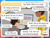 【核心素養(yǎng)】人教版英語(yǔ)六年級(jí)上冊(cè)Unit 4 I have a pen pal PB let's learn課件+單元整體教案+練習(xí)