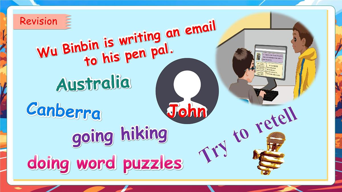 【公开课】Unit 4 I have a pen pal PB Let's learn 课件第5页