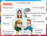 【核心素養(yǎng)】人教版英語六年級(jí)上冊(cè)Unit 5 What does he do PA let's learn課件+單元整體教案+練習(xí)