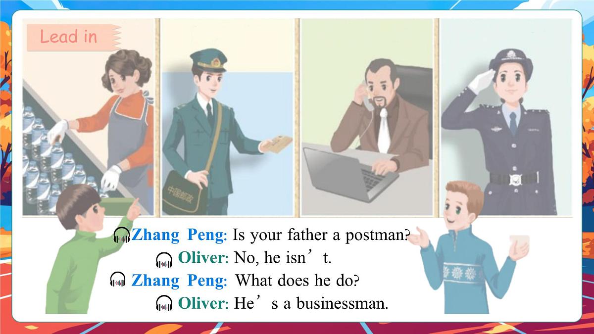 【公开课】Unit 5 What does he do PA Let's learn 课件第8页