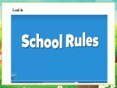 【新教材】教科版（廣州）英語三年級下冊Unit 7 School Rules Period 1 Get started課件+大單元整體教學設計+素材