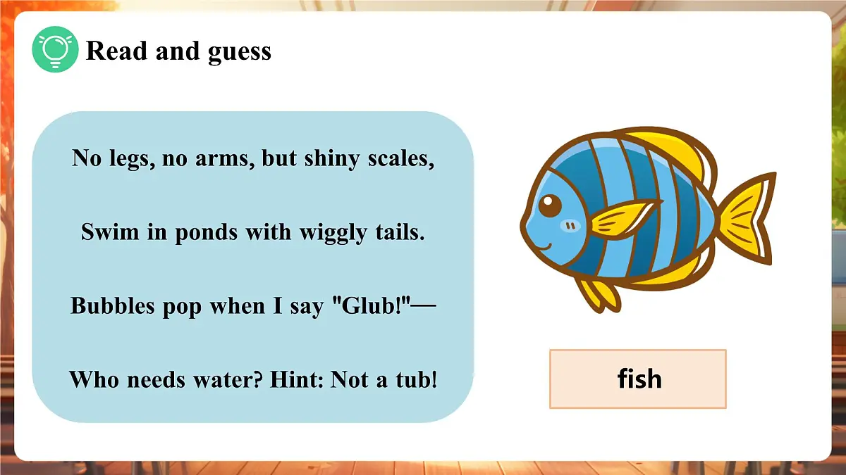 人教精通版三下Unit 5 Animals Fun time & Story time课件第7页