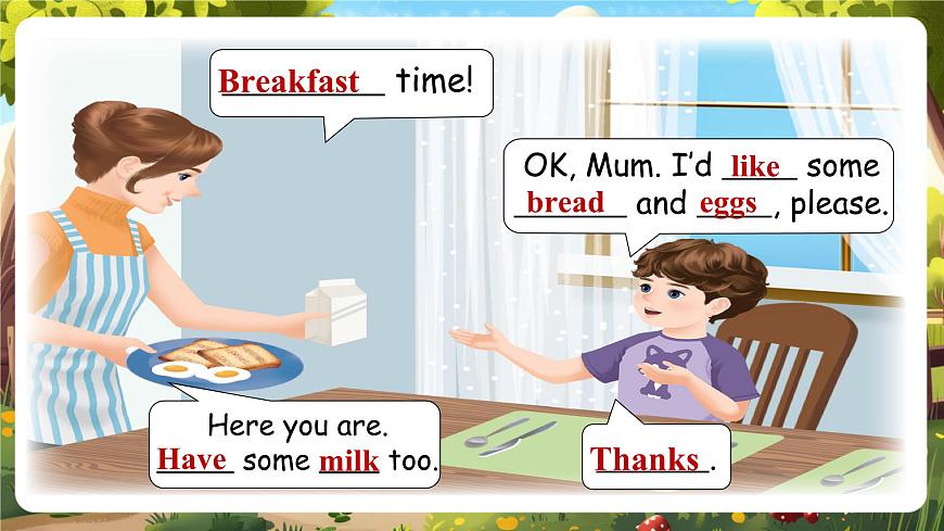 【精优公开课】Unit 4 Healthy food PA Let's learn 课件第6页