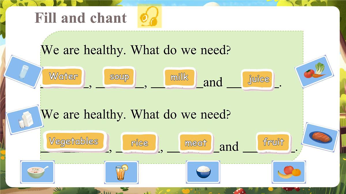 【精优公开课】Unit 4 Healthy food PB Read and write & PC Project & Reading课件第5页