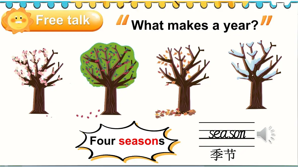 Join in 外研剑桥英语2024三年级下册Unit 4 第3课时Language in use & Let's do it!课件第3页