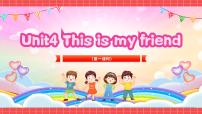 英语三年级上册（2024）Unit 4 This is my friend教学ppt课件
