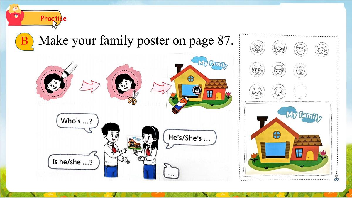 译林版2024三年级上册英语Project 2 My family poster 课件第4页
