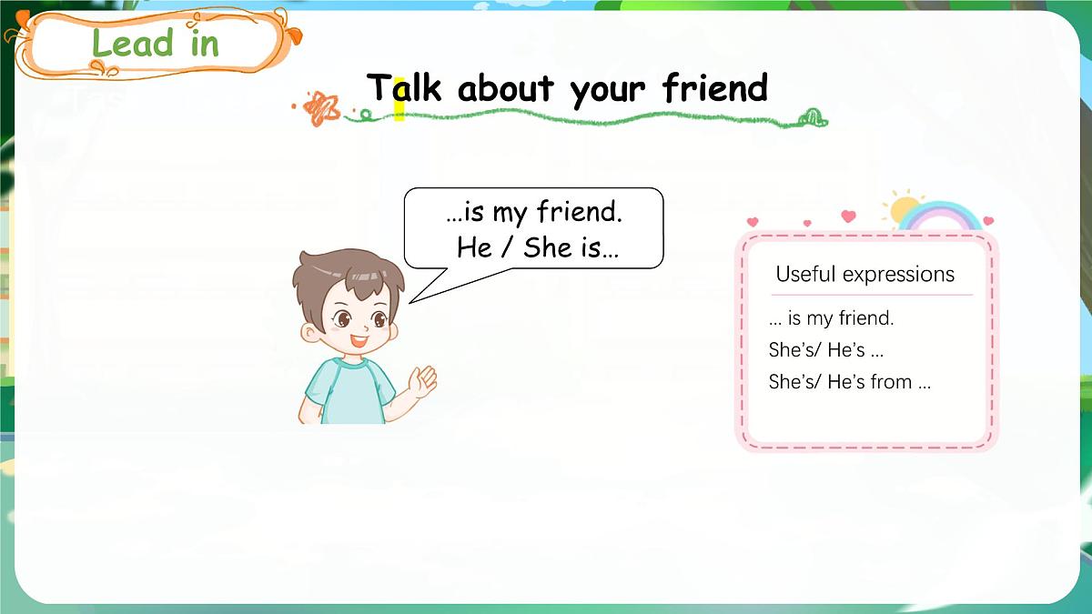 外研版（三起2024）英语三年级上册 Unit 1 Let's be friends!第5课时 Hit it big（课件）第2页