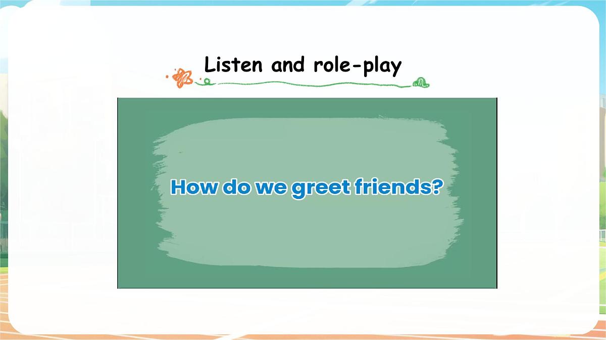 人教版PEP（2024）英语三年级上册  Unit 1 Making friends PartA（2）Let's learn~Listen and do（课件）第3页