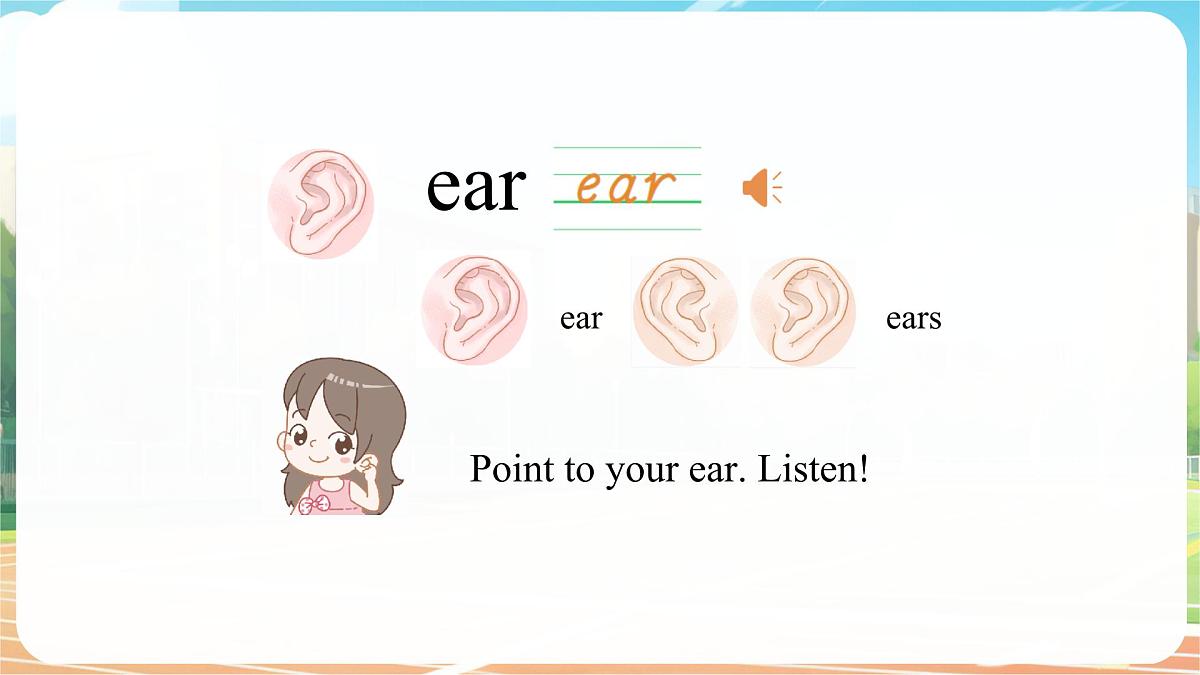 人教版PEP（2024）英语三年级上册  Unit 1 Making friends PartA（2）Let's learn~Listen and do（课件）第6页