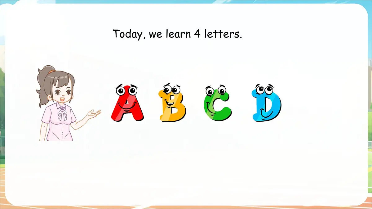 人教版PEP（2024）英语三年级上册 Unit 1 Making friends Part A (3) Letters and sounds（课件）第4页