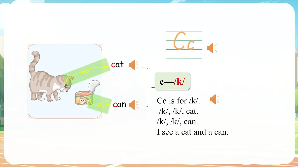 人教版PEP（2024）英语三年级上册 Unit 1 Making friends Part A (3) Letters and sounds（课件）第8页