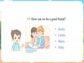 人教版PEP（2024）英語三年級上冊  Unit 1 Making friends Part C（課件）