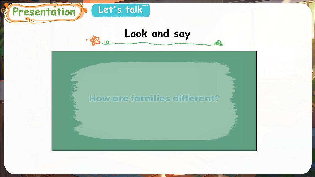人教版PEP（2024）英语三年级上册 Unit 2 Different families Part B（1）Let’s talk ~ Ask and answer（课件）第5页