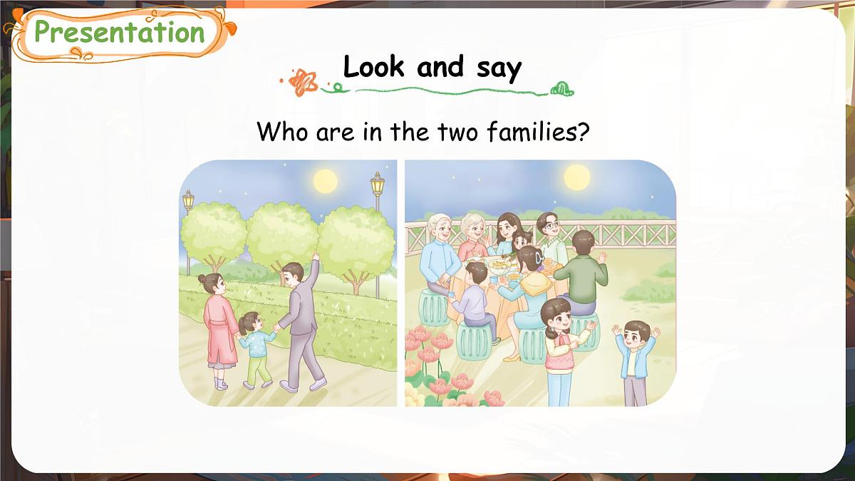 人教版PEP（2024）英语三年级上册 Unit 2 Different families Part B（3）Start to read（课件）第3页